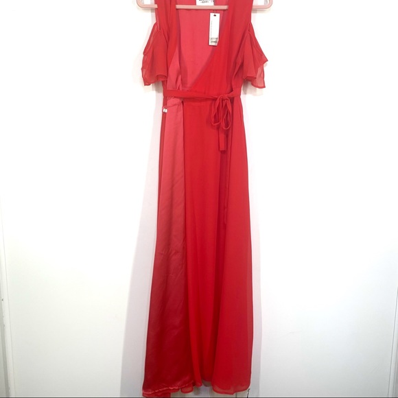 BB Dakota RSVP Maxi Wrap Dress - Picture 5 of 6